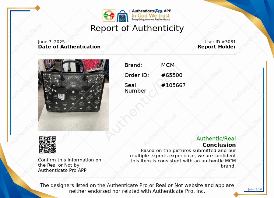Tote Luxury Designer By Mcm, Size: Medium