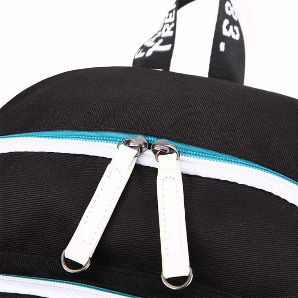 TPS My Hero Academia School Bag Anime Travel Backpack USB Charging Laptop Backpacks Bakugou Katsuki Cosplay Bags Rugzak (d)