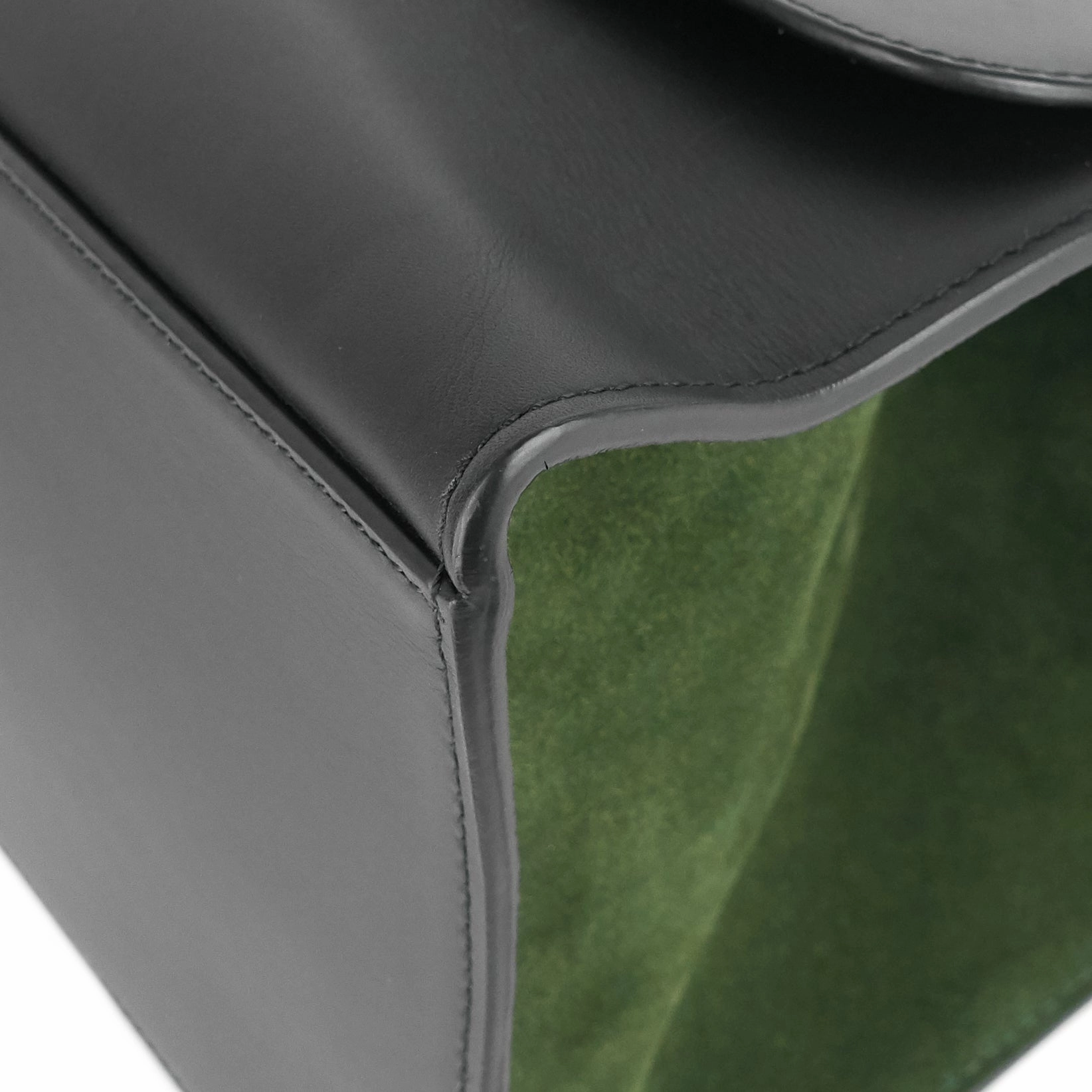 Trapeze Calfskin Leather and Suede Bag