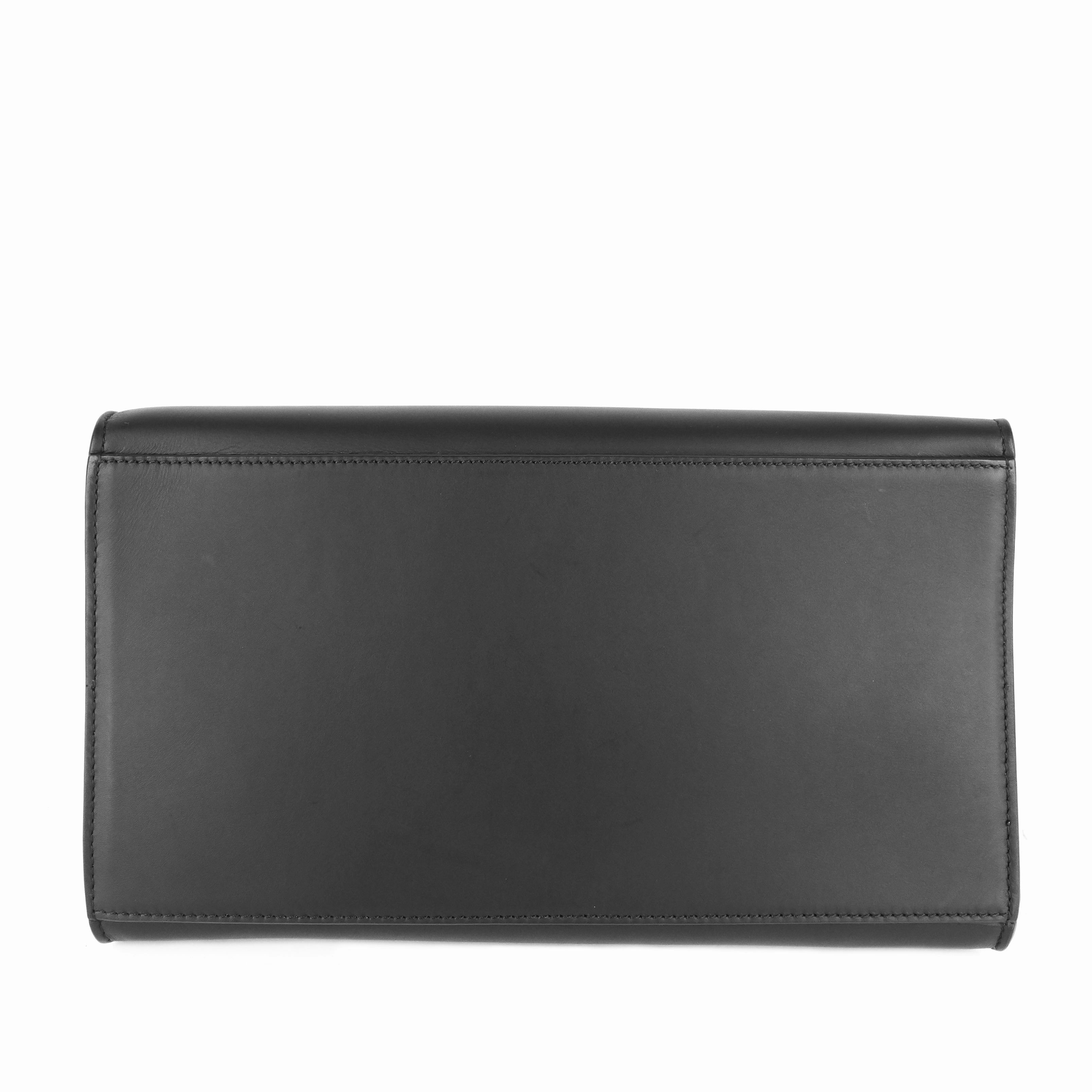 Trapeze Calfskin Leather and Suede Bag