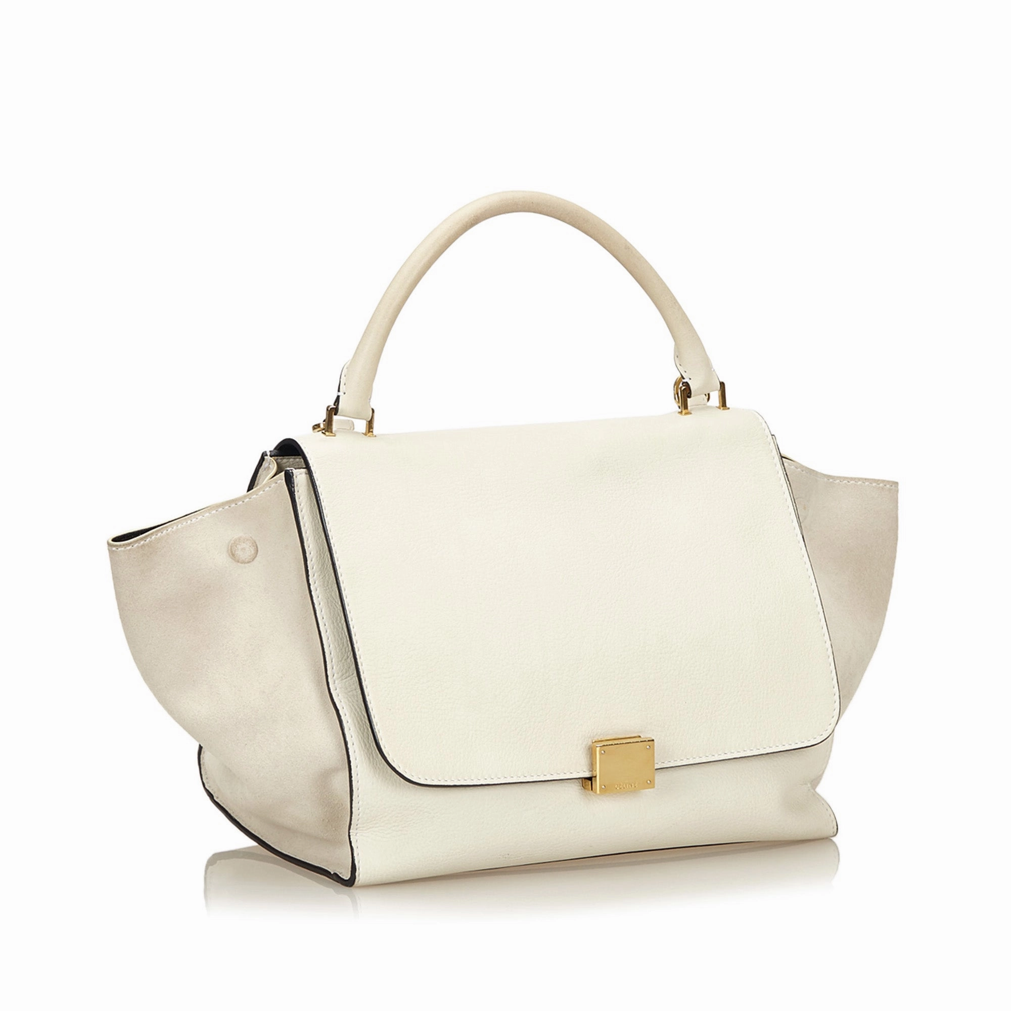 Trapeze Suede and Calf Leather Bag