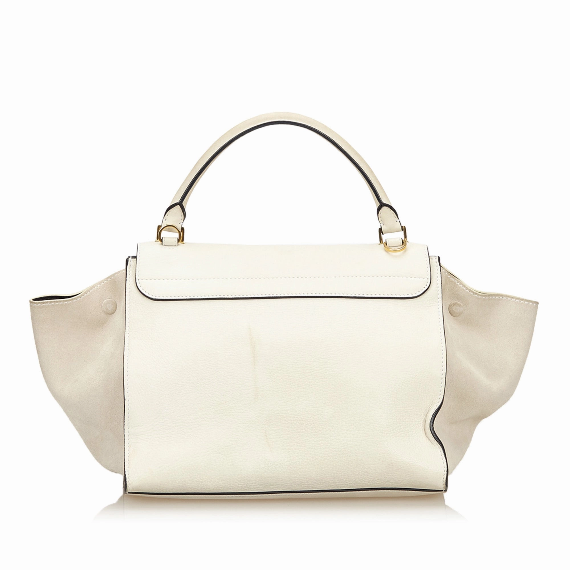 Trapeze Suede and Calf Leather Bag
