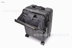 Travel Tale Pc 20" Front Computer Bag Rolling Luggage Multifunction Business Suitcase Universal