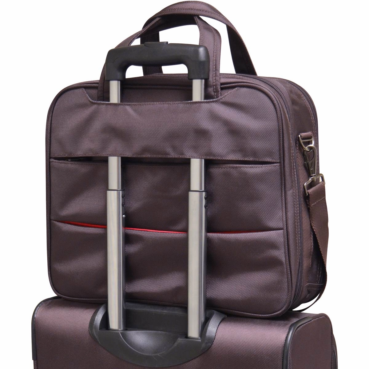 Travelers Club 17In Flex-File Laptop Briefcase