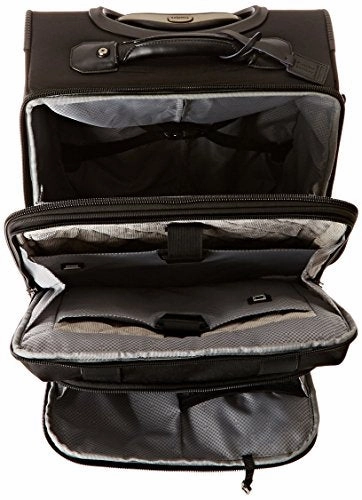 Travelpro Executive Choice Crew 16 Inch Rolling Business Brief, Black, One Size