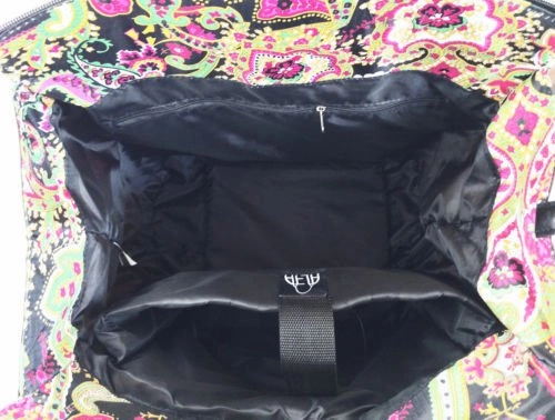 Trendy Flyer Computer/Laptop Rolling Bag 2 Wheel Case Paisley Green