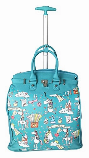 Trendy Flyer Computer/Laptop Rolling Bag 2 Wheel Horse / Unicorn