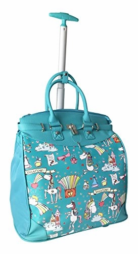 Trendy Flyer Computer/Laptop Rolling Bag 2 Wheel Horse / Unicorn