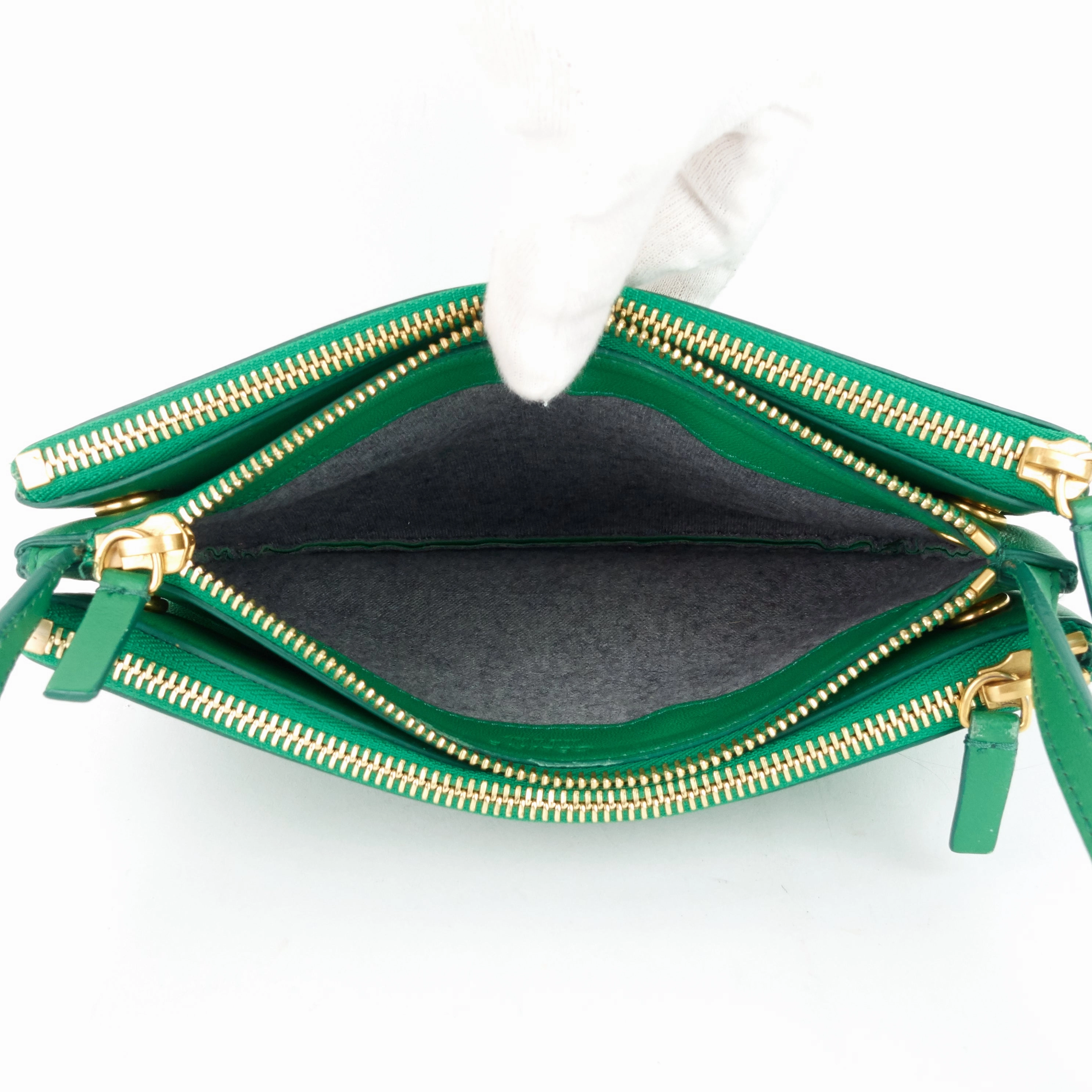 Trio Small Lambskin Leather Crossbody Bag