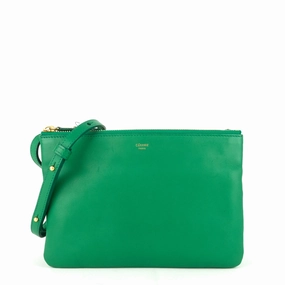 Trio Small Lambskin Leather Crossbody Bag