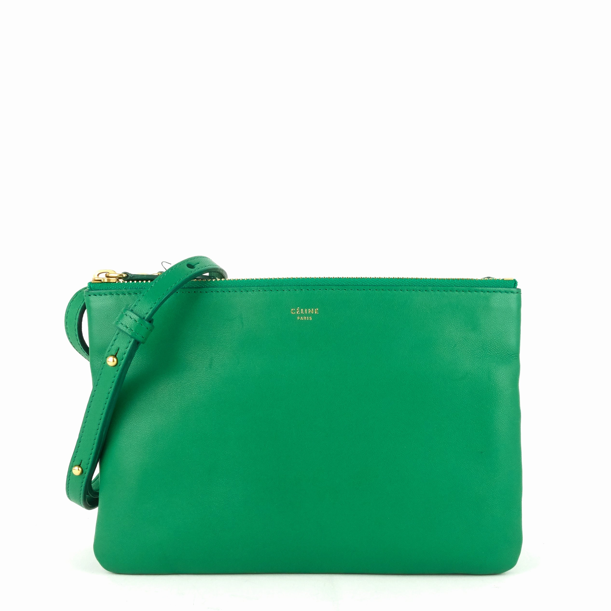 Trio Small Lambskin Leather Crossbody Bag
