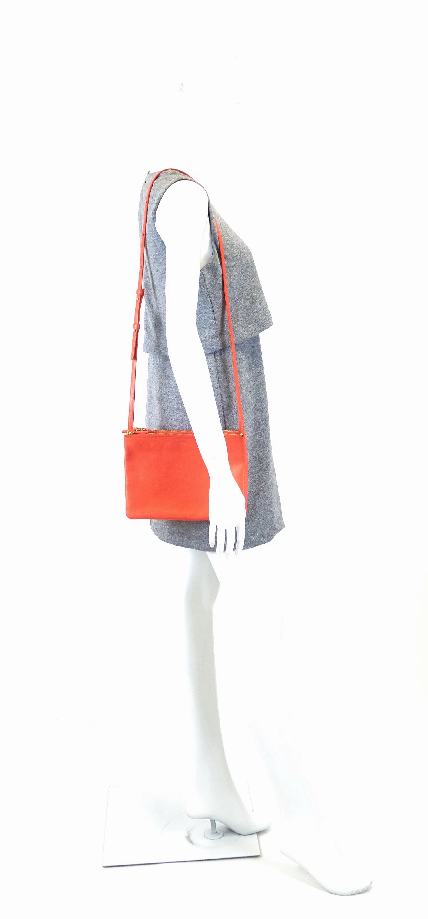 Trio Smooth Lambskin Leather Bag