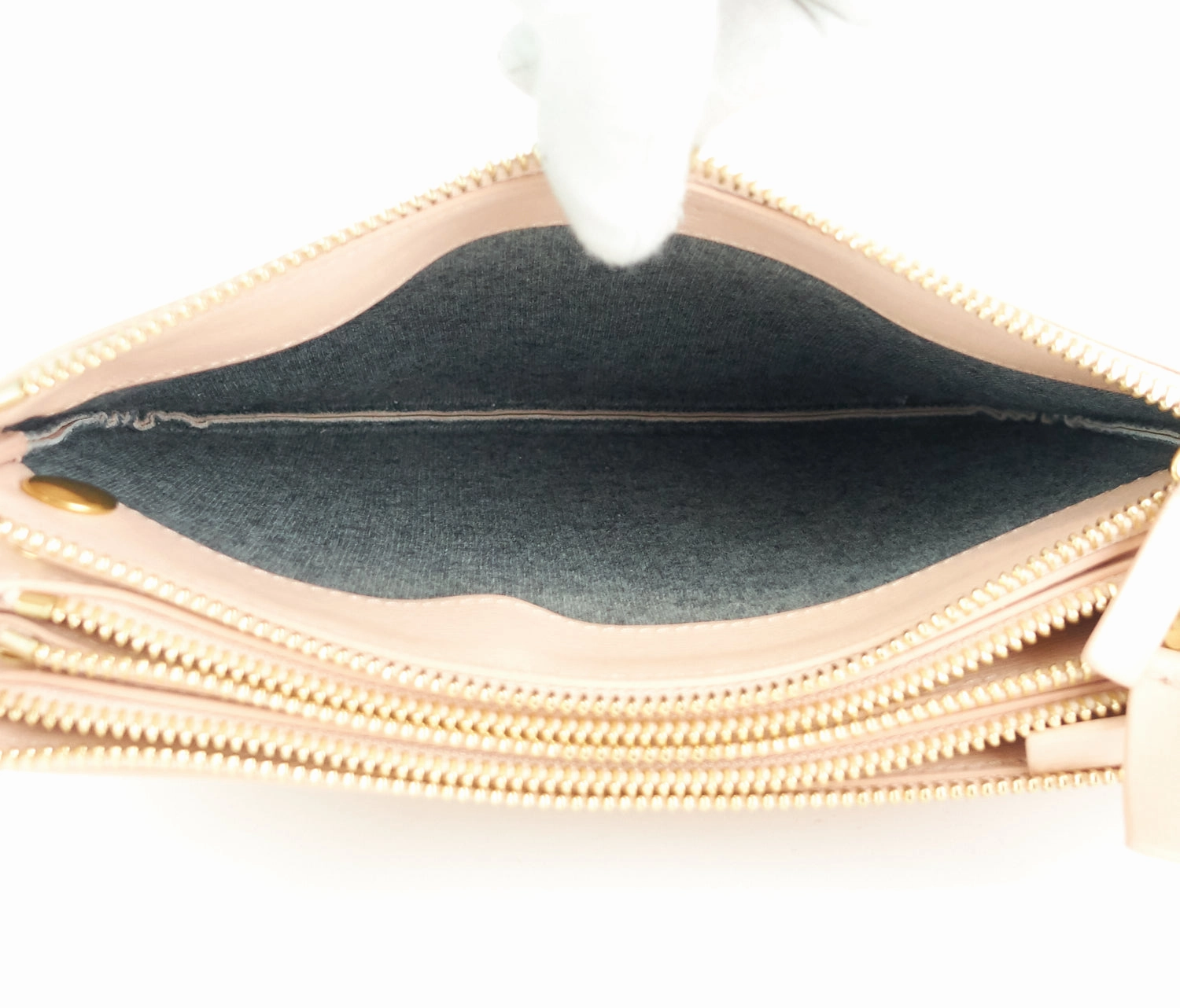 Trio Smooth Lambskin Leather Bag