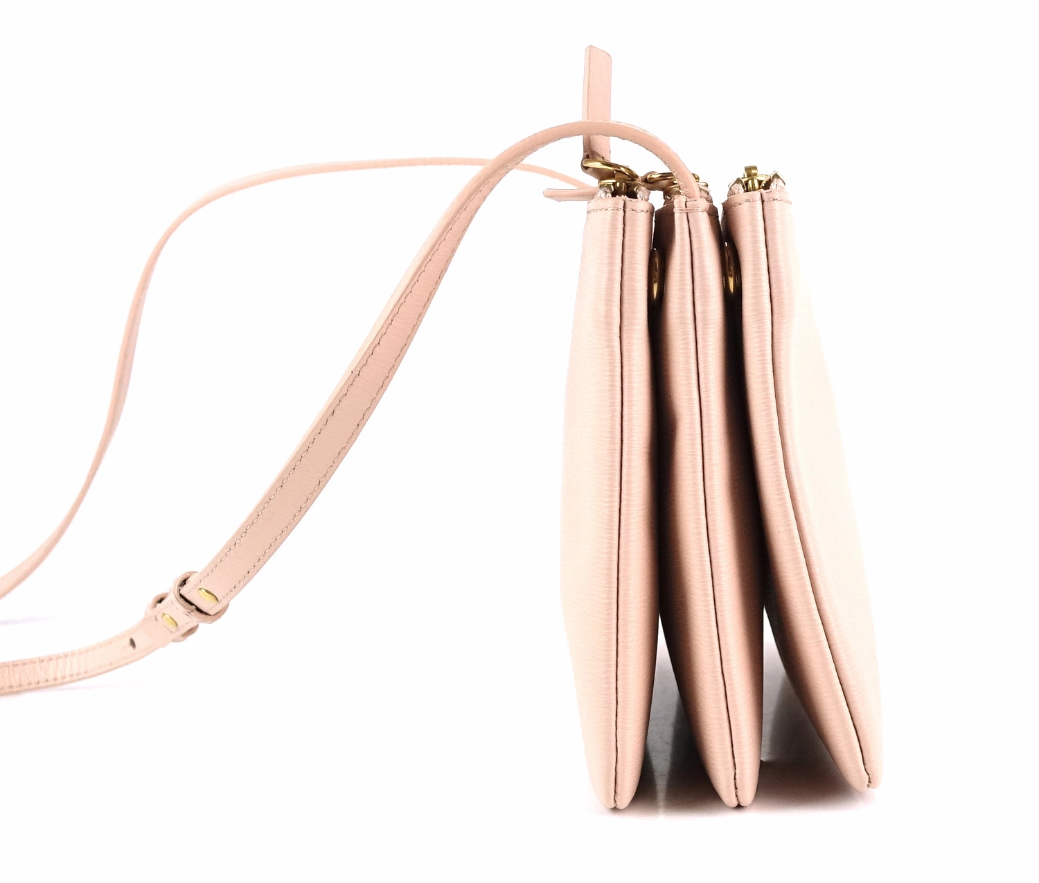 Trio Smooth Lambskin Leather Bag