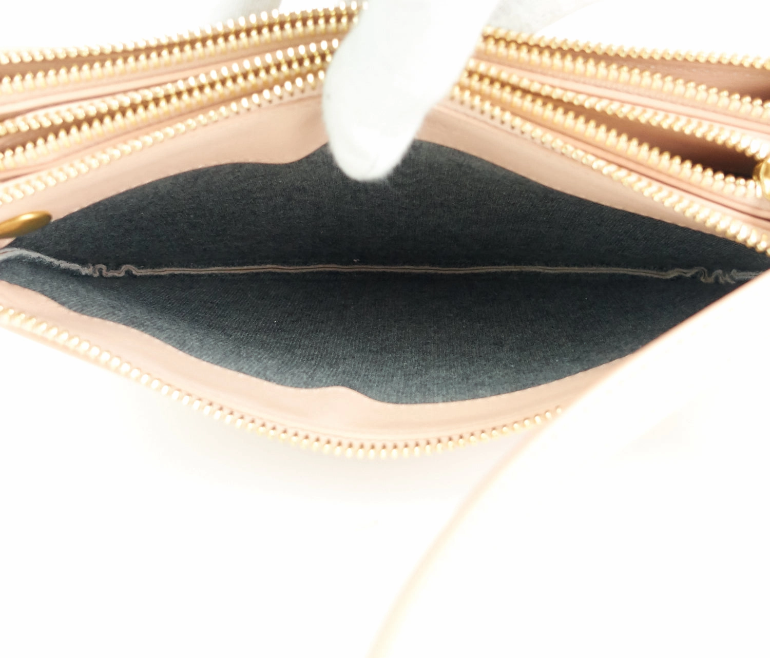 Trio Smooth Lambskin Leather Bag