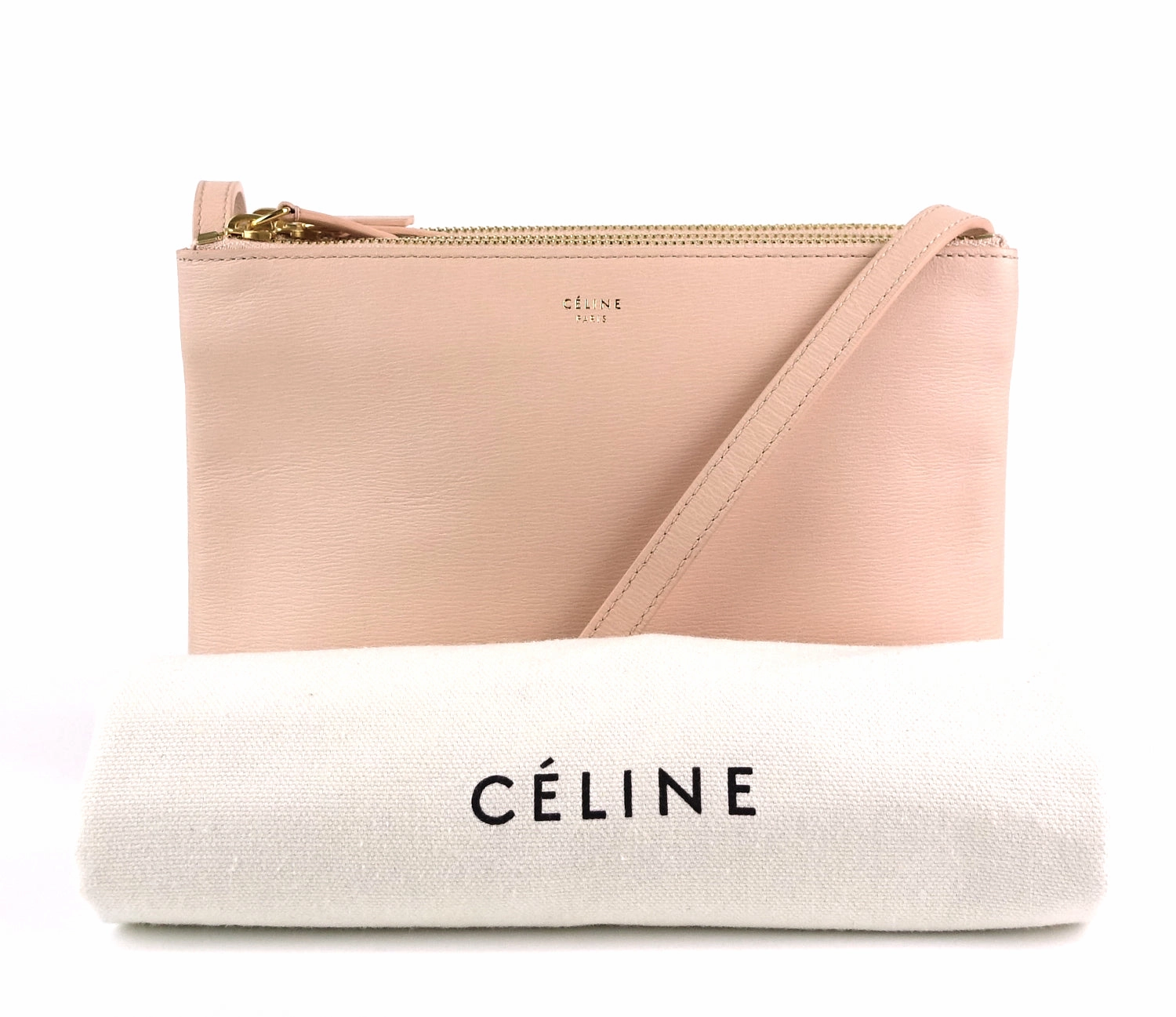 Trio Smooth Lambskin Leather Bag
