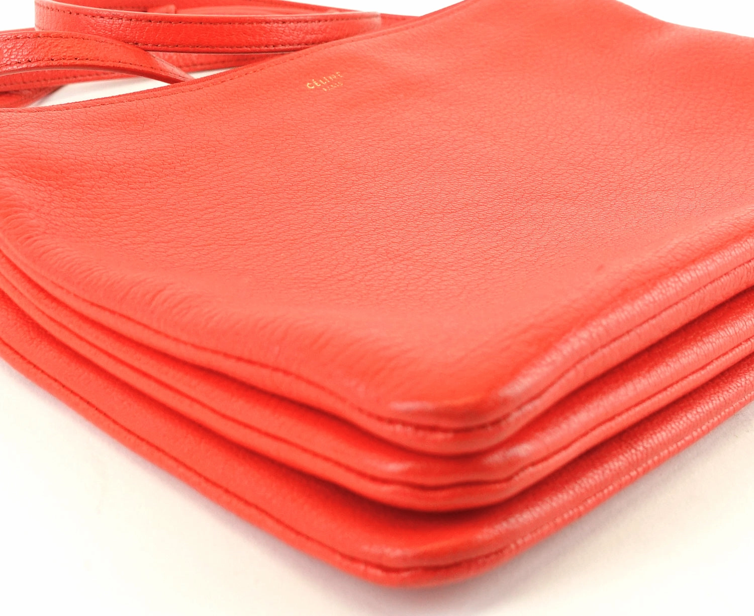 Trio Smooth Lambskin Leather Bag