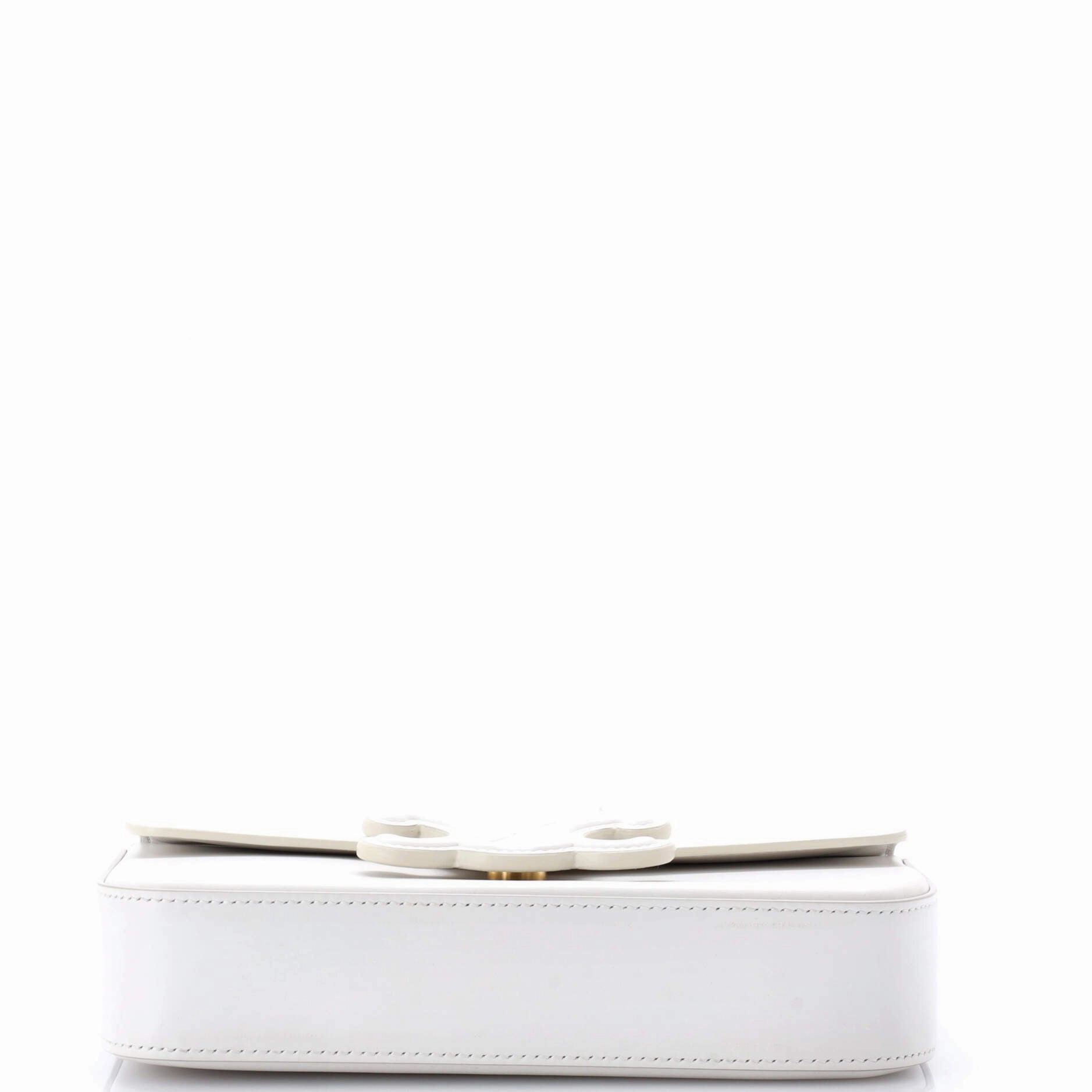 Triomphe Chain Shoulder Bag Leather Small
