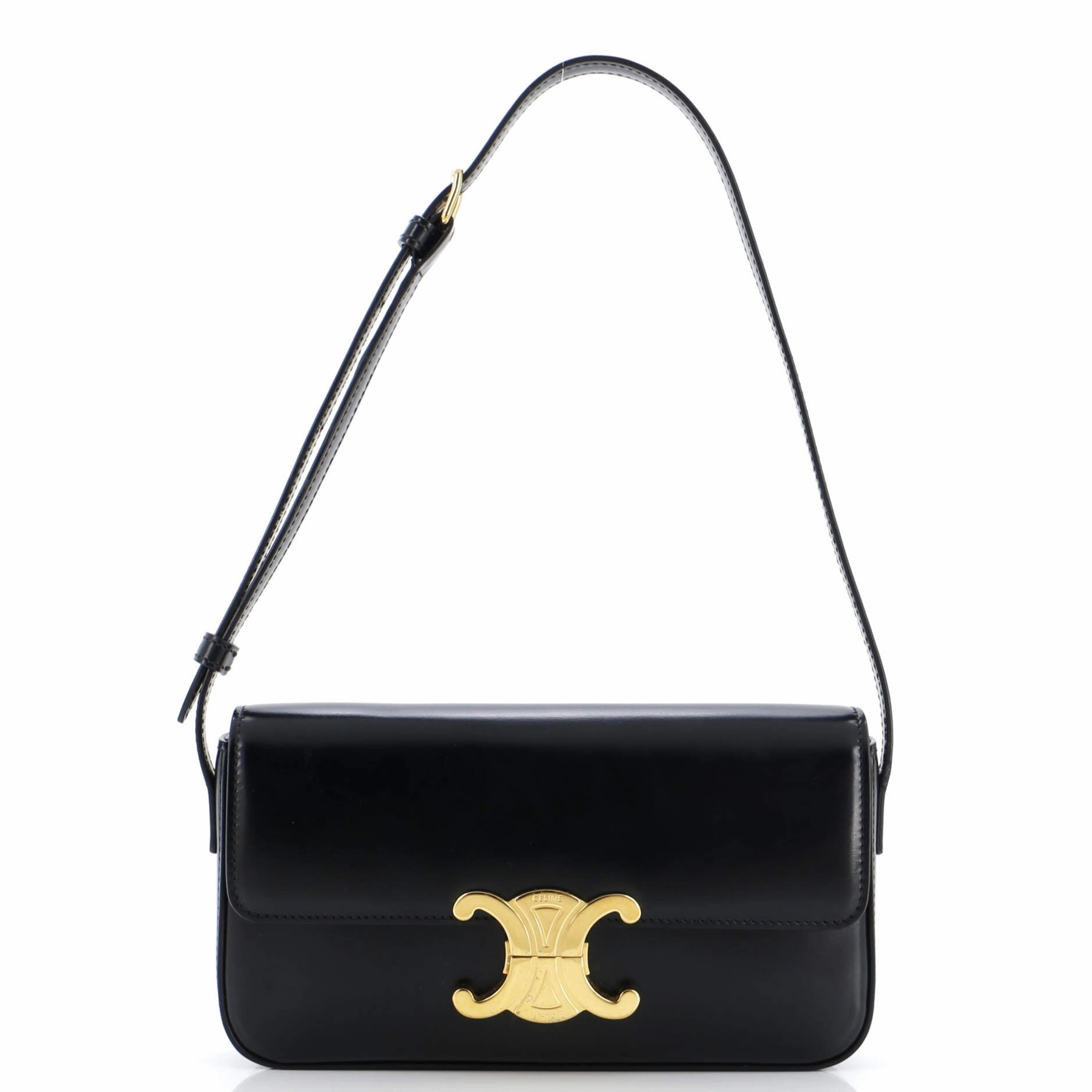Triomphe East-West Shoulder Bag Smooth Calfskin