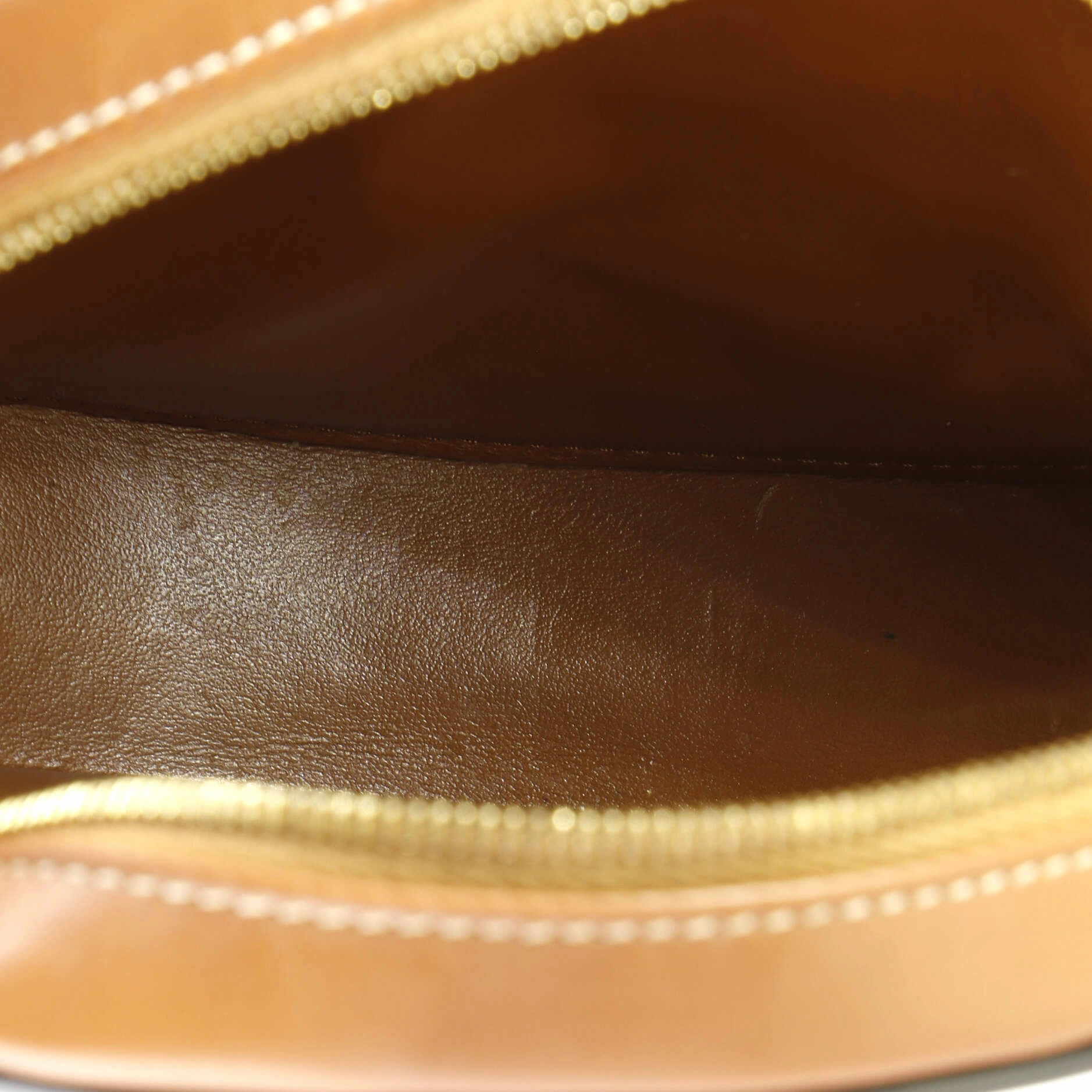 Triomphe Oval Crossbody Bag Leather Mini