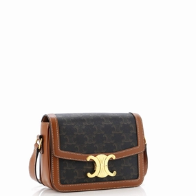 Triomphe Shoulder Bag Triomphe Coated Canvas Teen
