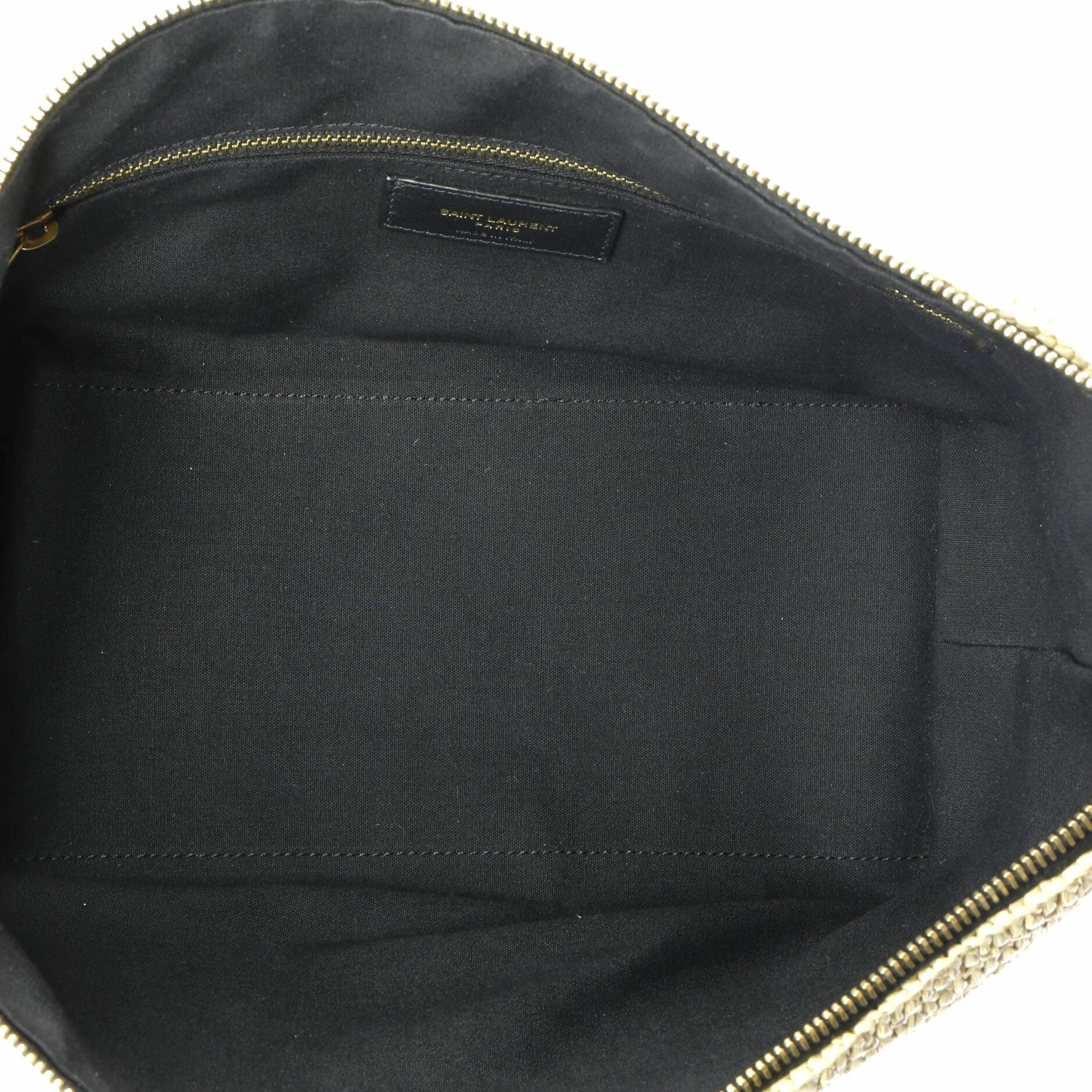 Tuc Logo Crossbody Bag Woven Raffia
