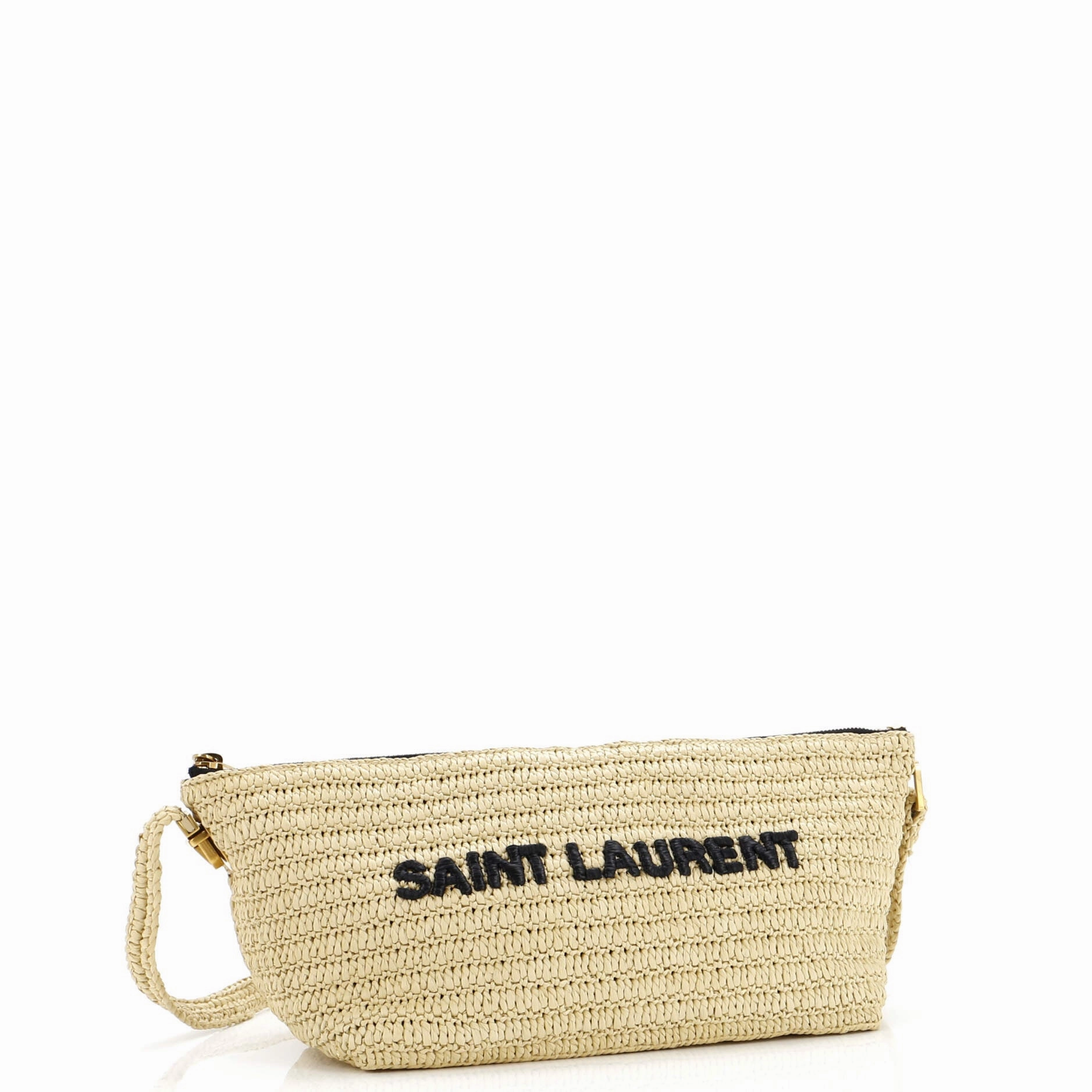Tuc Logo Crossbody Bag Woven Raffia
