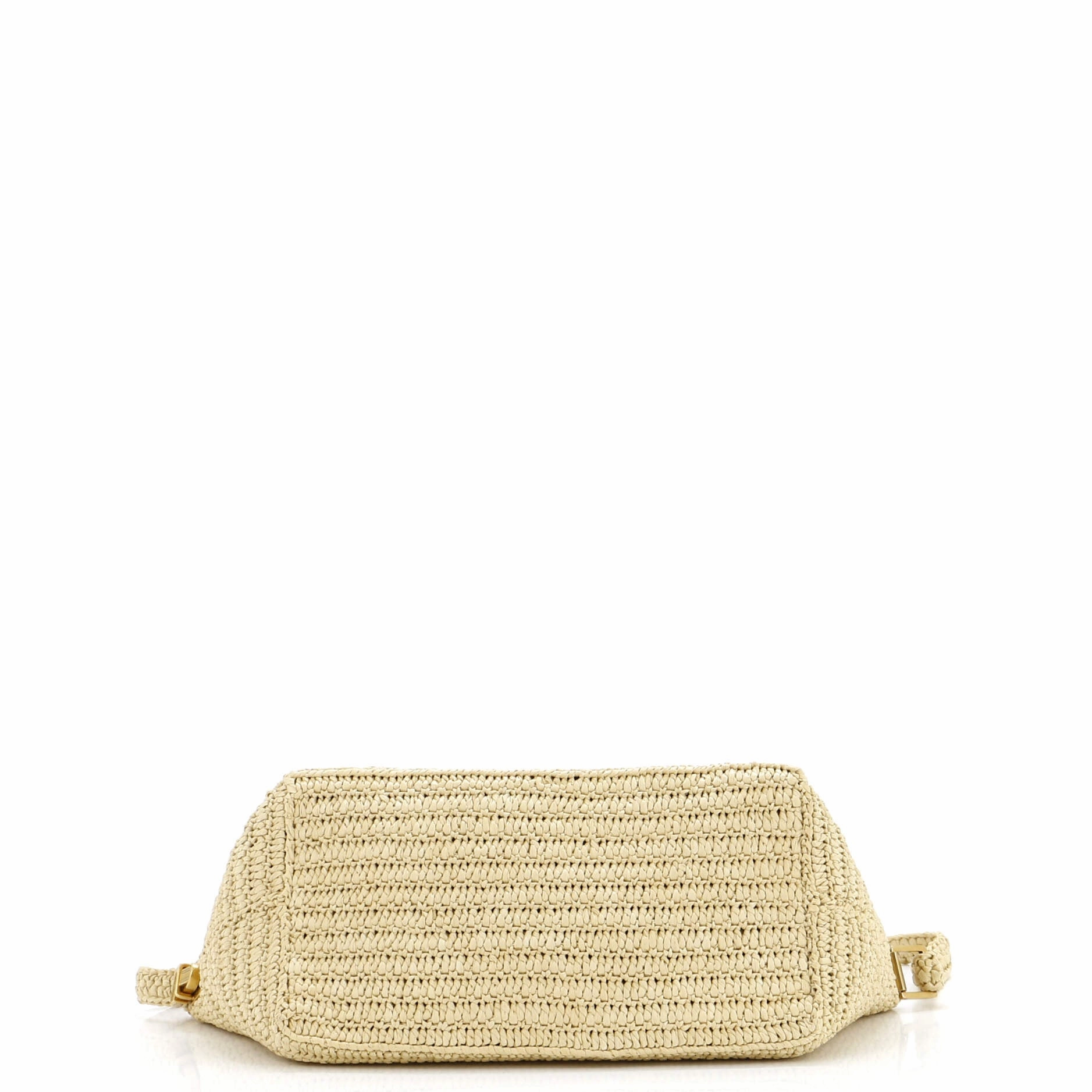 Tuc Logo Crossbody Bag Woven Raffia
