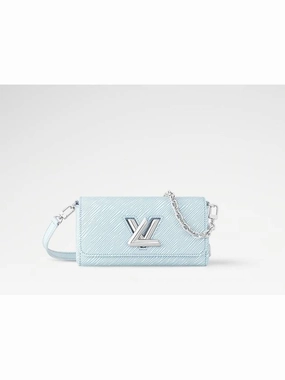 Twist West Pochette Shoulder Bag Luxury Wedding Gift Ice Blue M83478