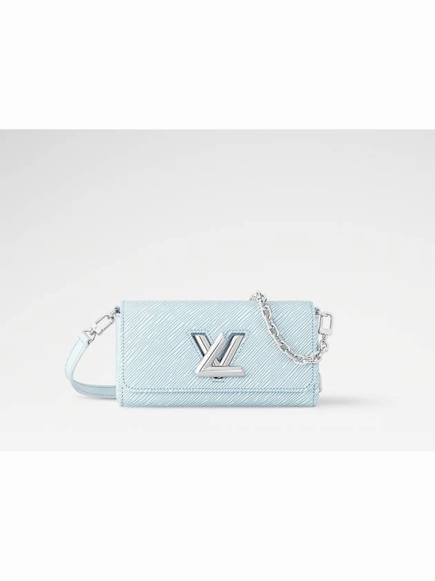 Twist West Pochette Shoulder Bag Luxury Wedding Gift Ice Blue M83478