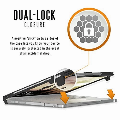 Uag Surface Book With Performance Base Feather-Light Rugged [Ice] Military Drop Tested Laptop Case