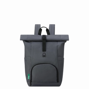 United Colors of Benetton Be Rolltop Backpack (15.6 Inch Laptop Sleeve)