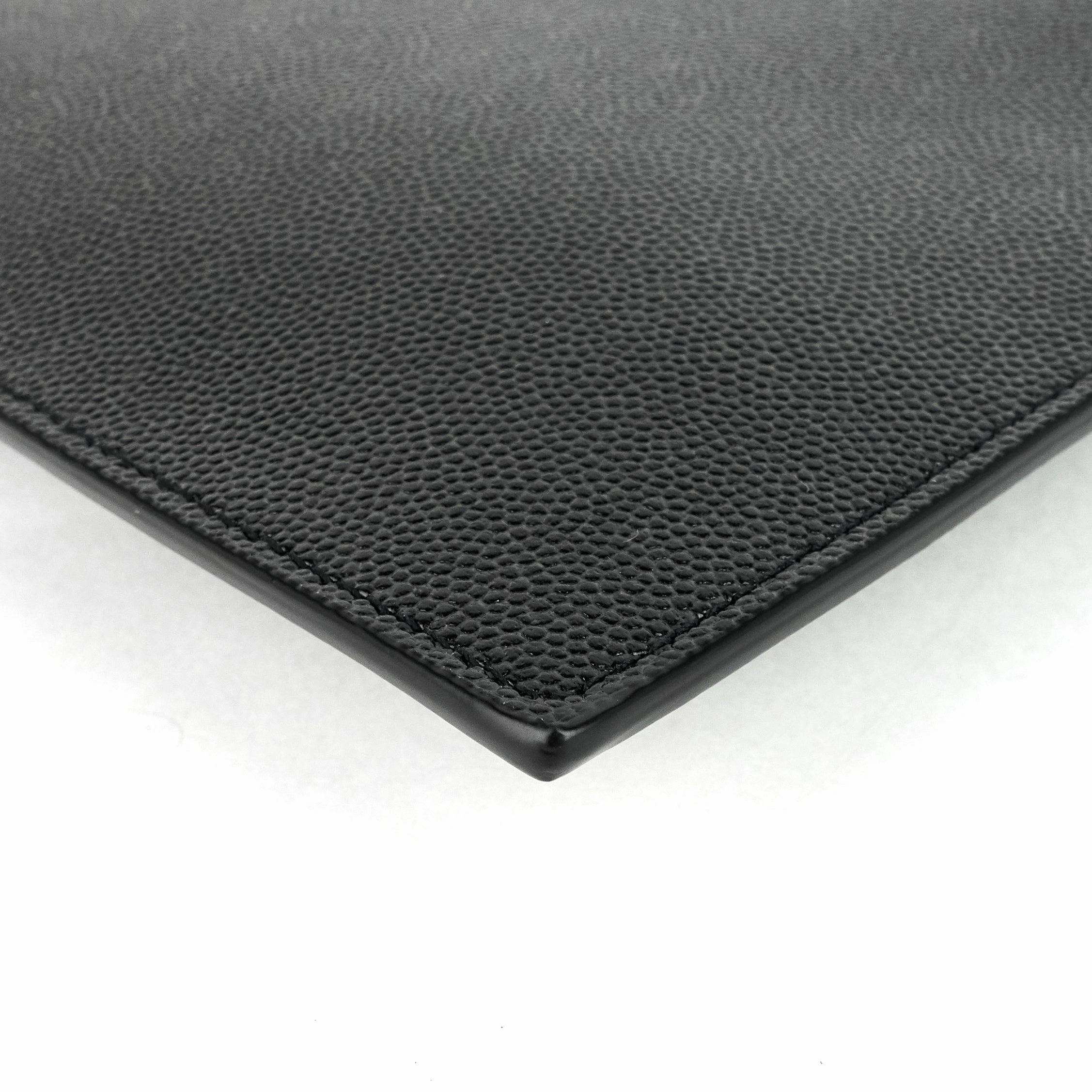 Uptown Grain de Poudre Leather Clutch Bag