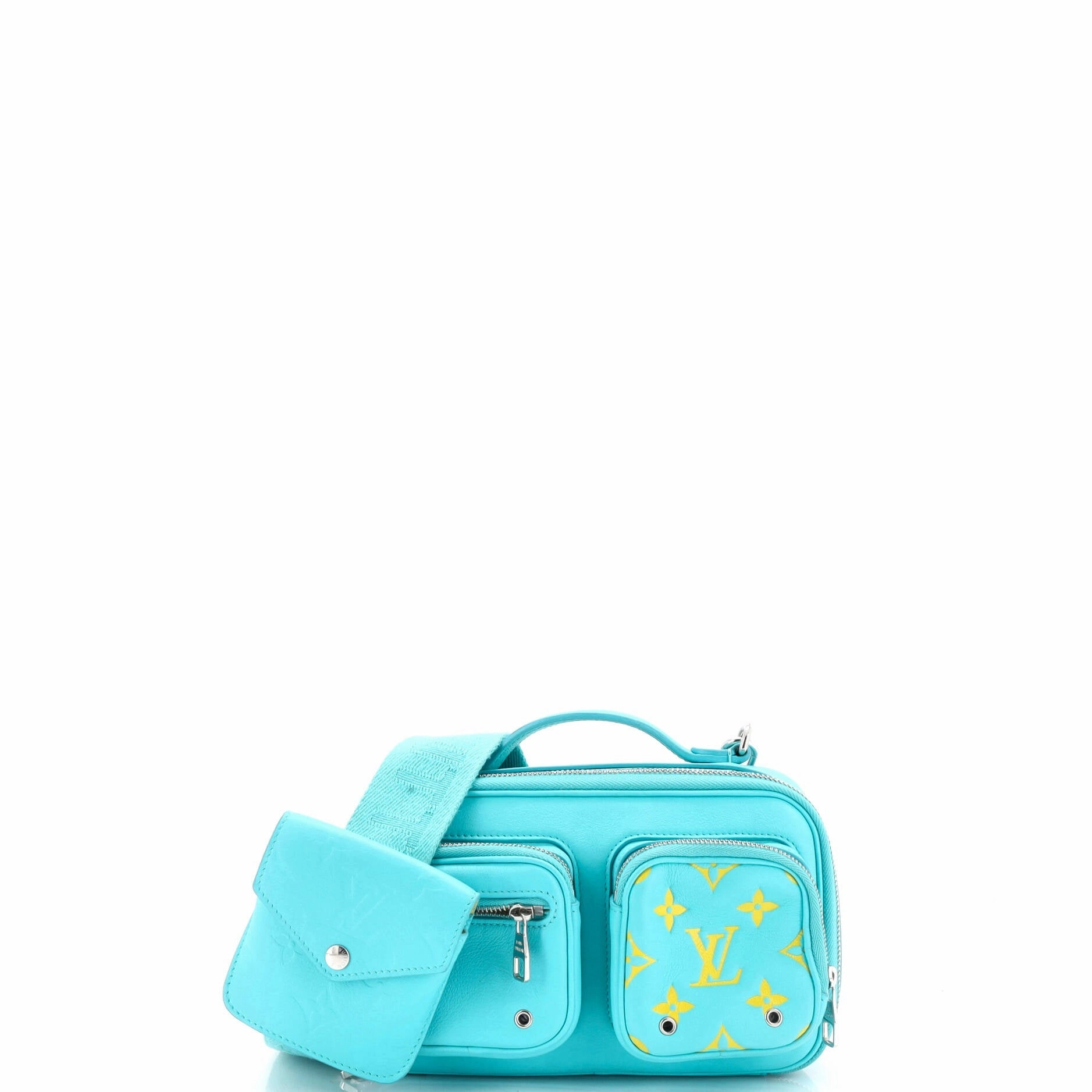 Utility Crossbody Bag Calfskin with Embossed Monogram Detail