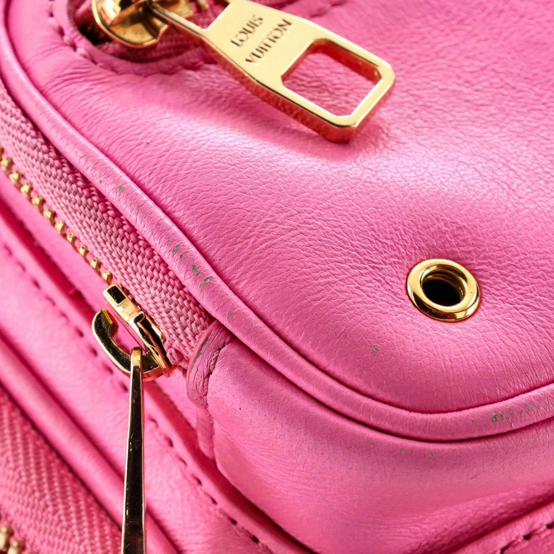 Utility Crossbody Bag Calfskin with Embossed Monogram Detail