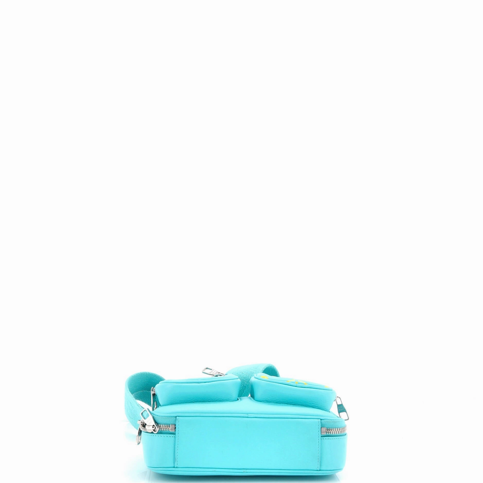 Utility Crossbody Bag Calfskin with Embossed Monogram Detail