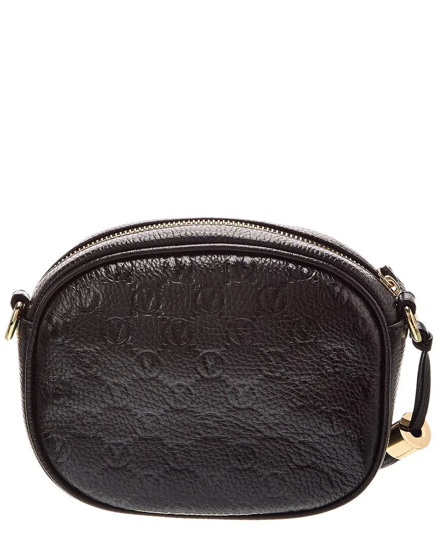 Valentino by Mario Valentino Nina Dollaro Monogram Leather Crossbody