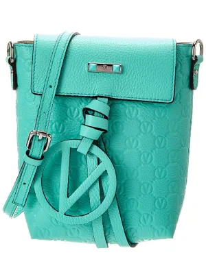 Valentino by Mario Valentino Salma Medallion Leather Crossbody