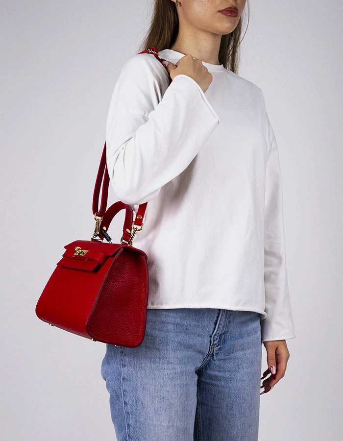Vance Red Leather