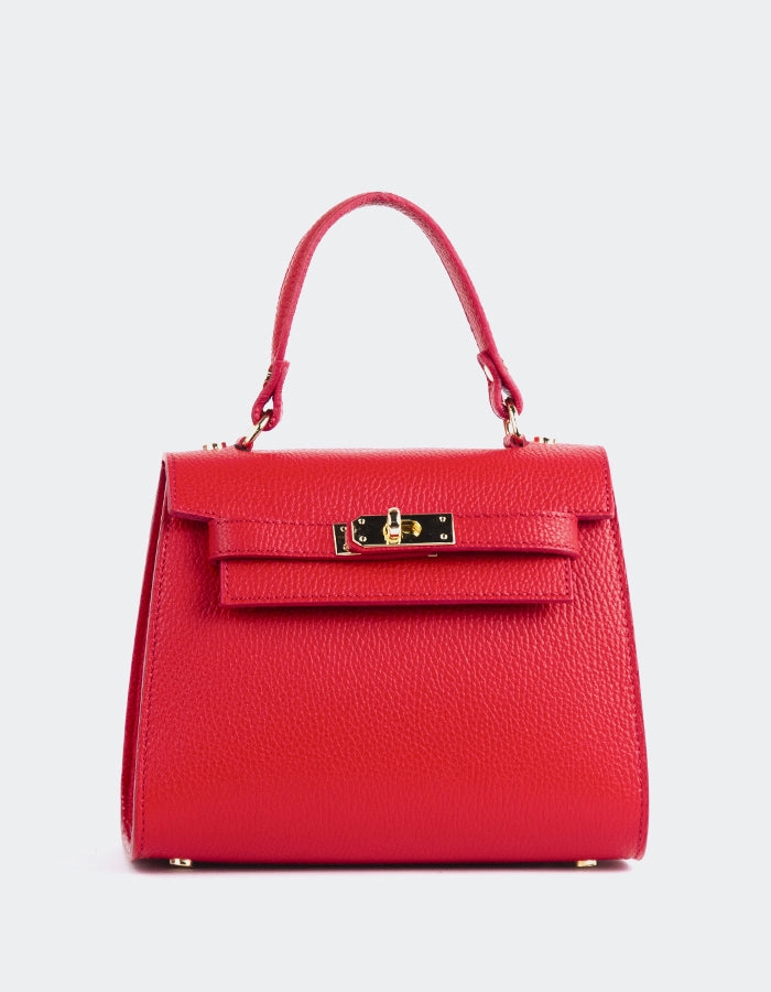 Vance Red Leather