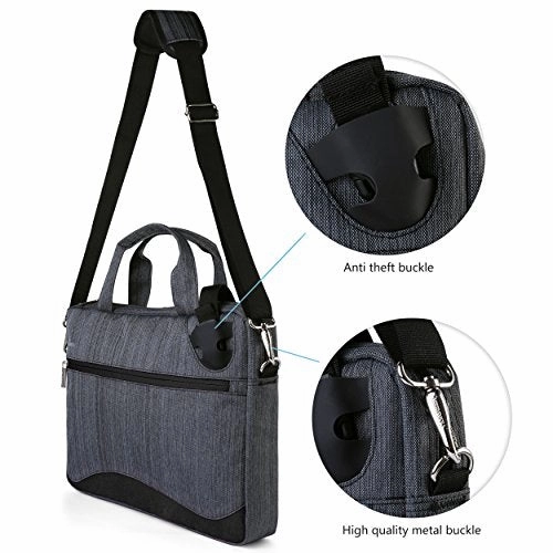 Vangoddy 17 Inch Laptop Bag Anti-Theft Nylon Briefcase For Dell Alienware 17 | Inspiron 17 |