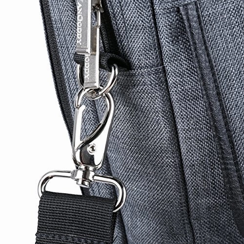 Vangoddy Chrono Series Grey Messenger Tote Bag For 15.6" To 16" Tablet Laptop Notebook Chromebook