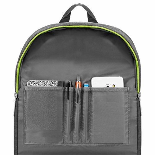 Vangoddy Green Trim Slim Laptop Backpack For Microsoft Surface Book / Surface Pro Series /