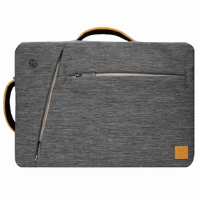 Vangoddy Multicompartment Grey Slate Briefcase for 10inch Dell Laptop, Tablet, Notebook