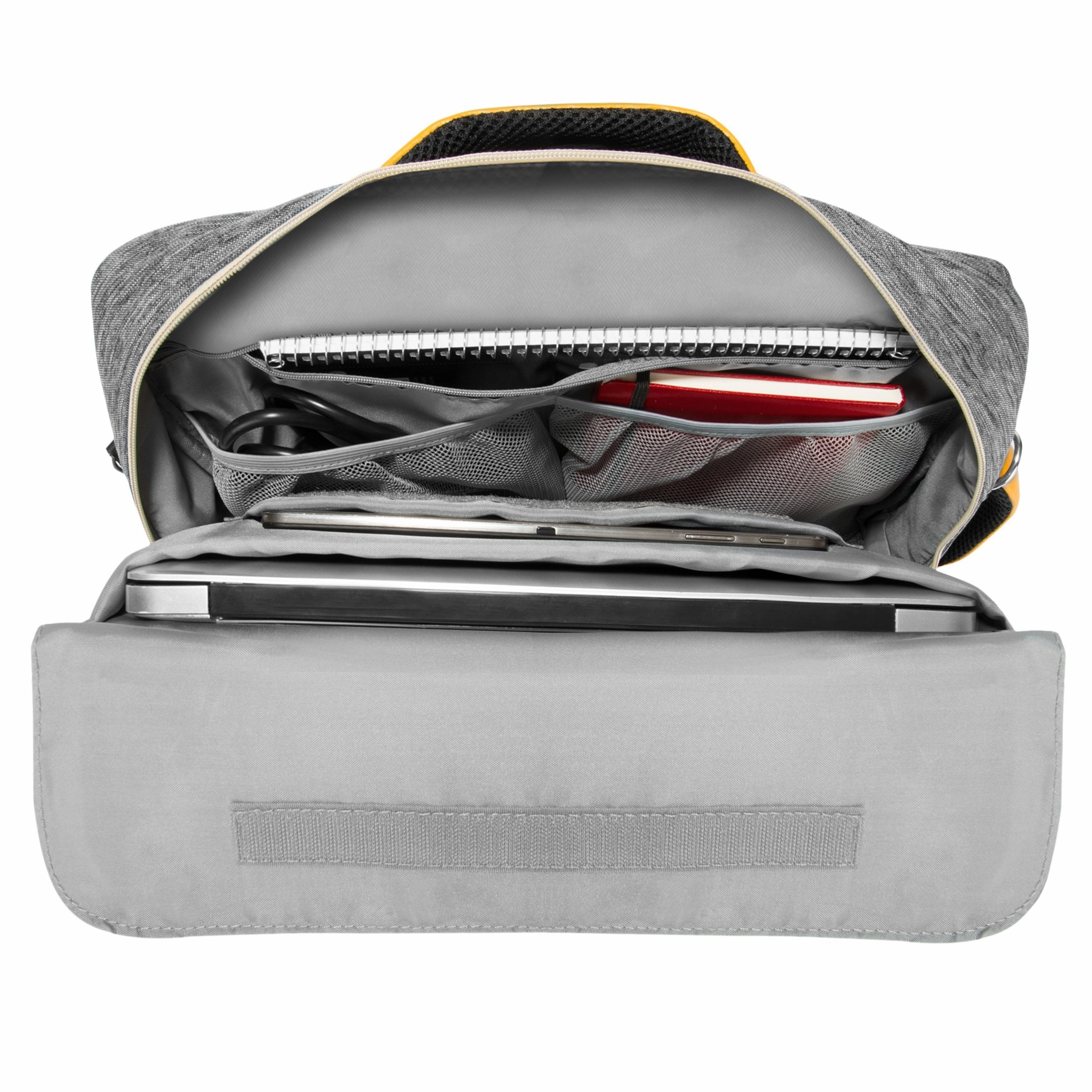 Vangoddy Slate 3 in 1 Hybrid Universal Laptop Carrying Bag, Size 13.3 inch, Cloudy Gray