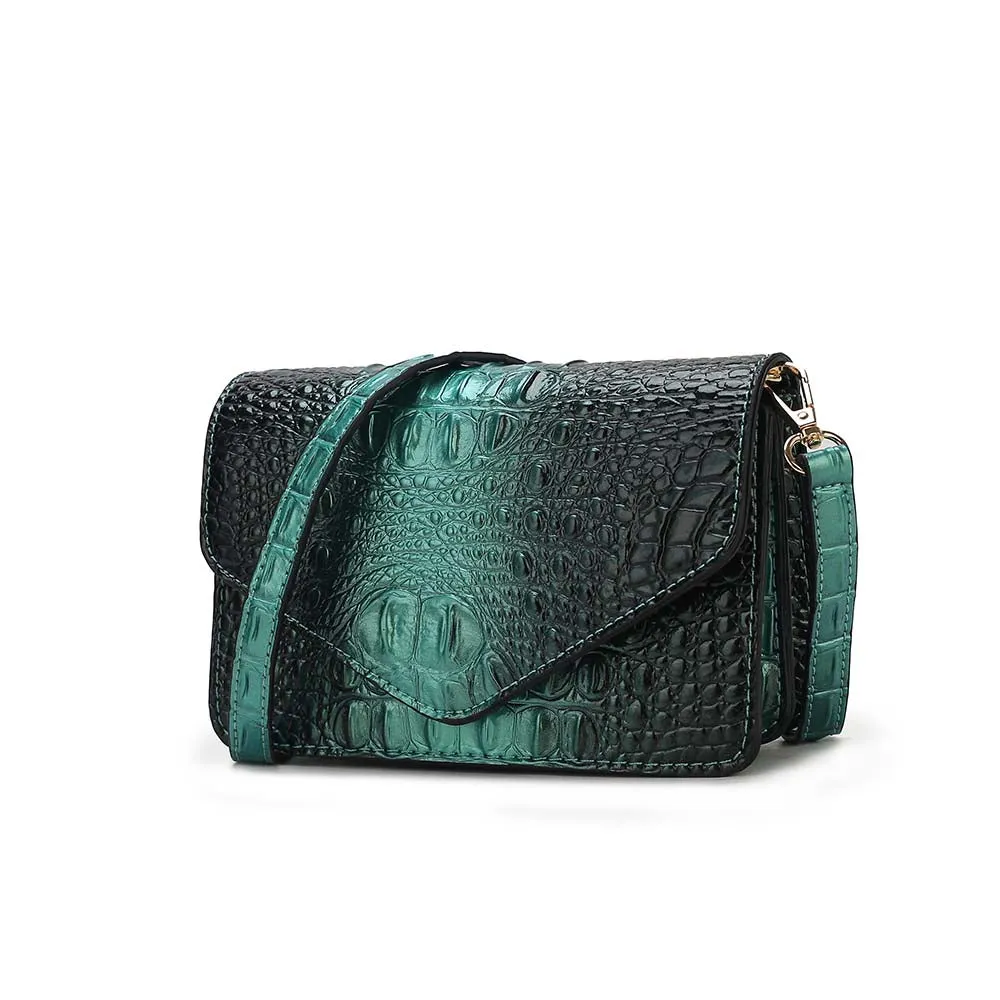 Vanta Croc-Embossed Chic Crossbody Bagby Mia K.