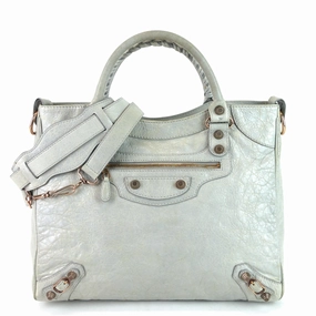 Velo Giant Studs Leather Handbag