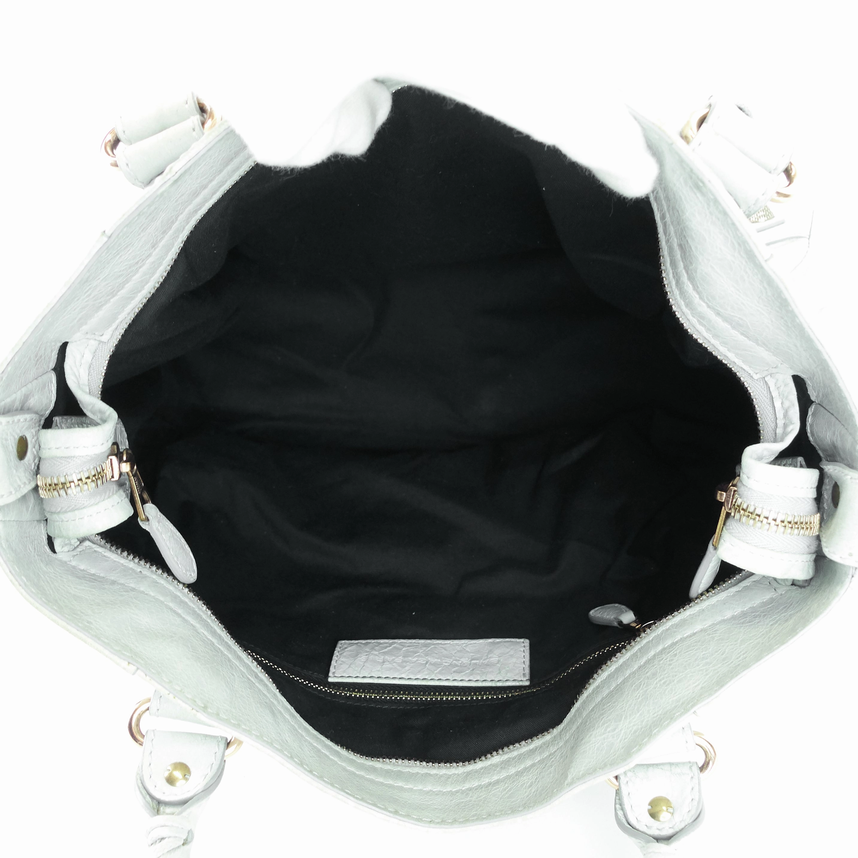 Velo Giant Studs Leather Handbag