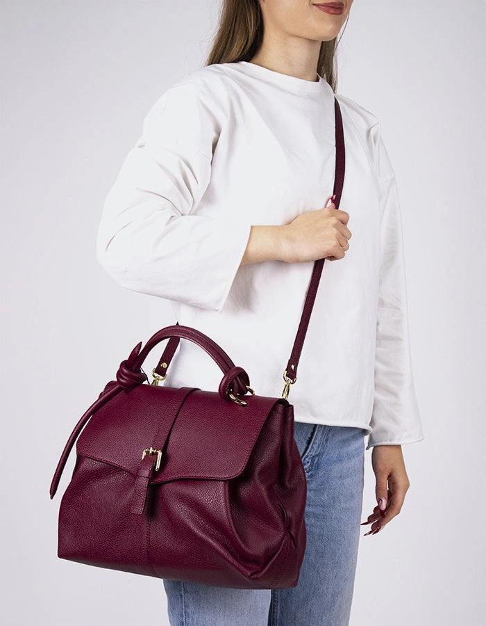 Verone Burgundy Leather
