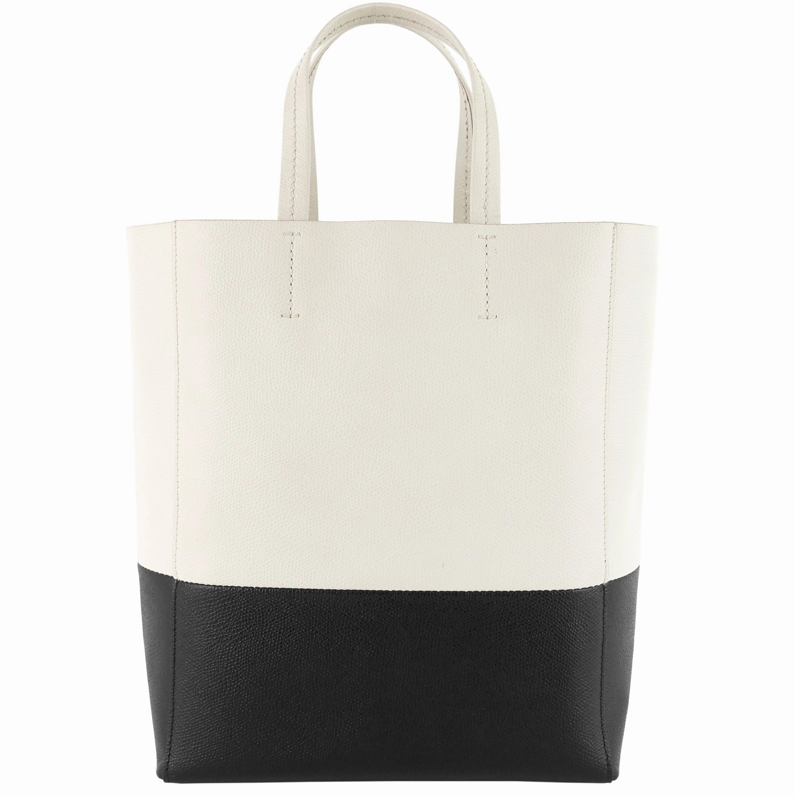 Vertical Cabas Small Bicolour Tote Bag